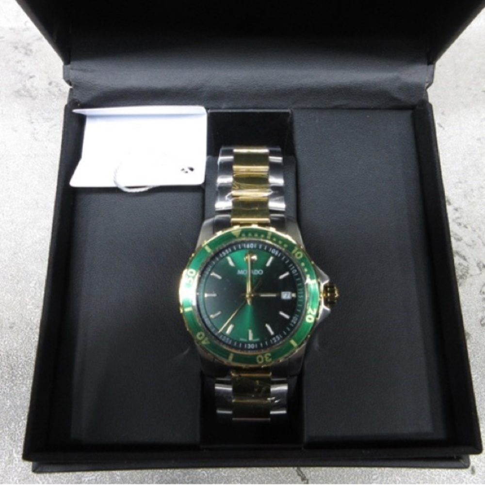 Adidas Green and Gold Watch